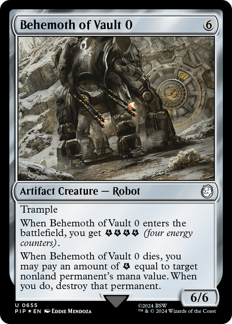 Behemoth of Vault 0 (Surge Foil) [Fallout] | Gate City Games LLC