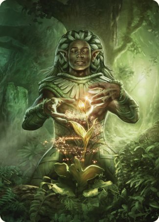Elvish Mystic Art Card [Commander Masters Art Series] | Gate City Games LLC