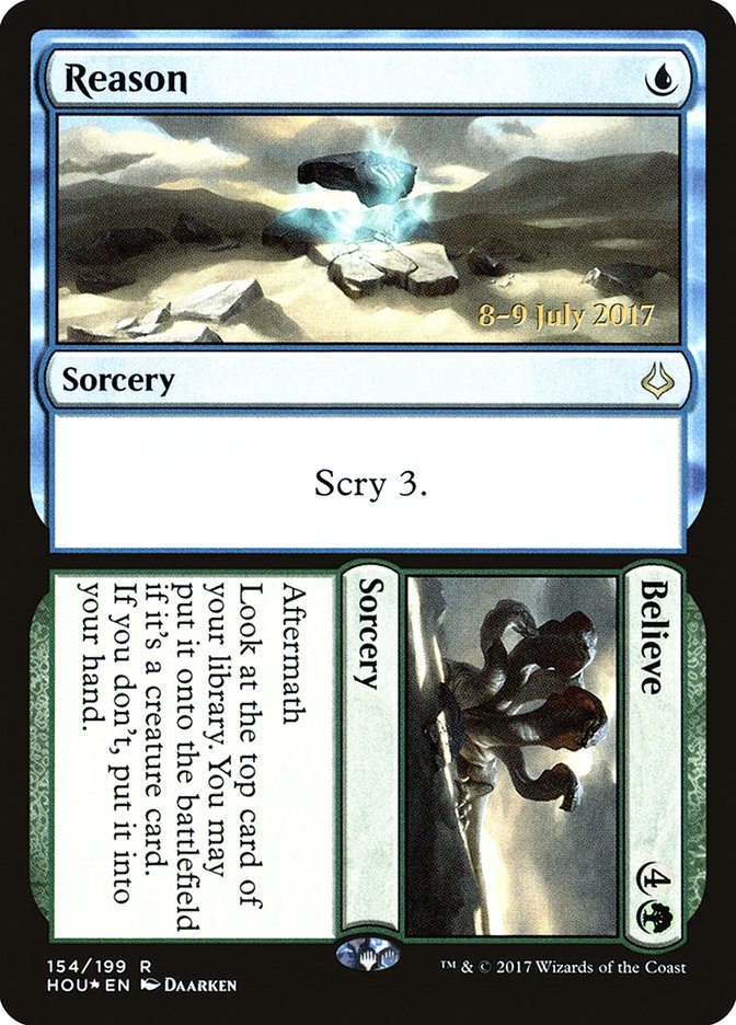 Reason // Believe [Hour of Devastation Prerelease Promos] | Gate City Games LLC