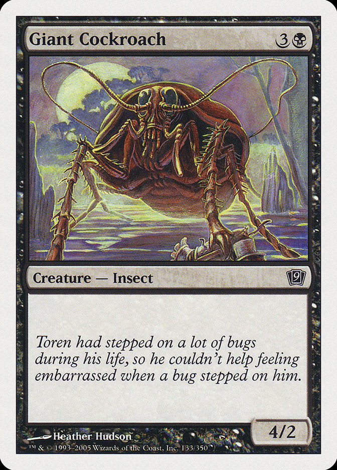 Giant Cockroach [Ninth Edition] | Gate City Games LLC