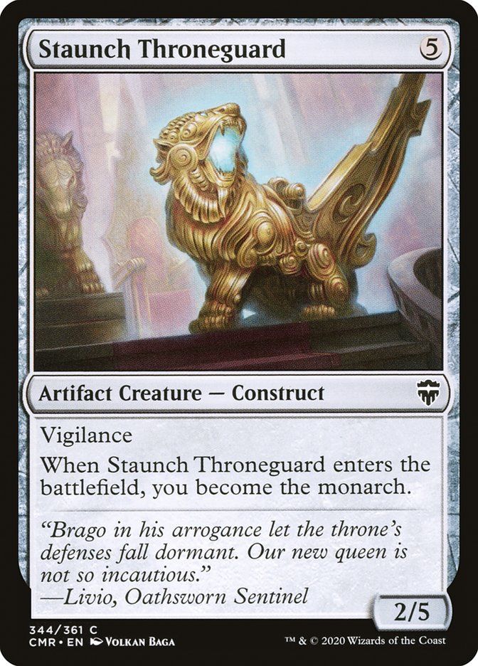 Staunch Throneguard [Commander Legends] | Gate City Games LLC