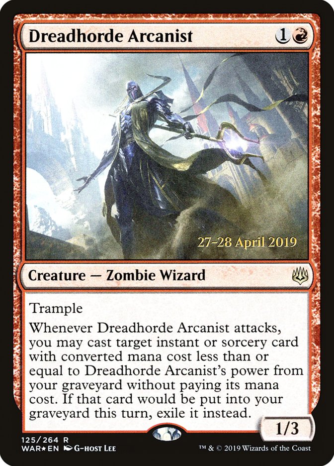 Dreadhorde Arcanist [War of the Spark Prerelease Promos] | Gate City Games LLC