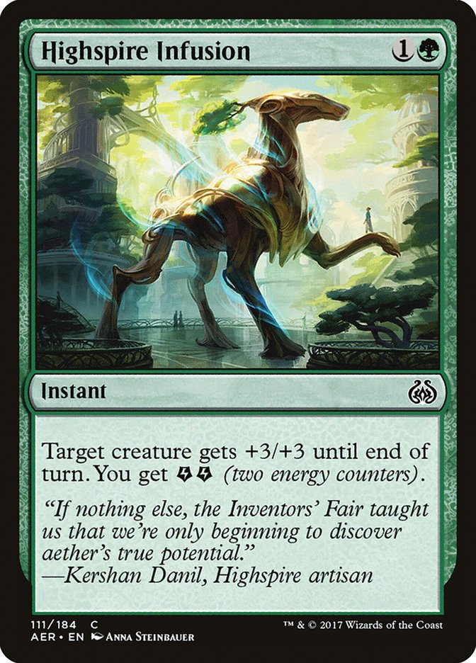 Highspire Infusion [Aether Revolt] | Gate City Games LLC