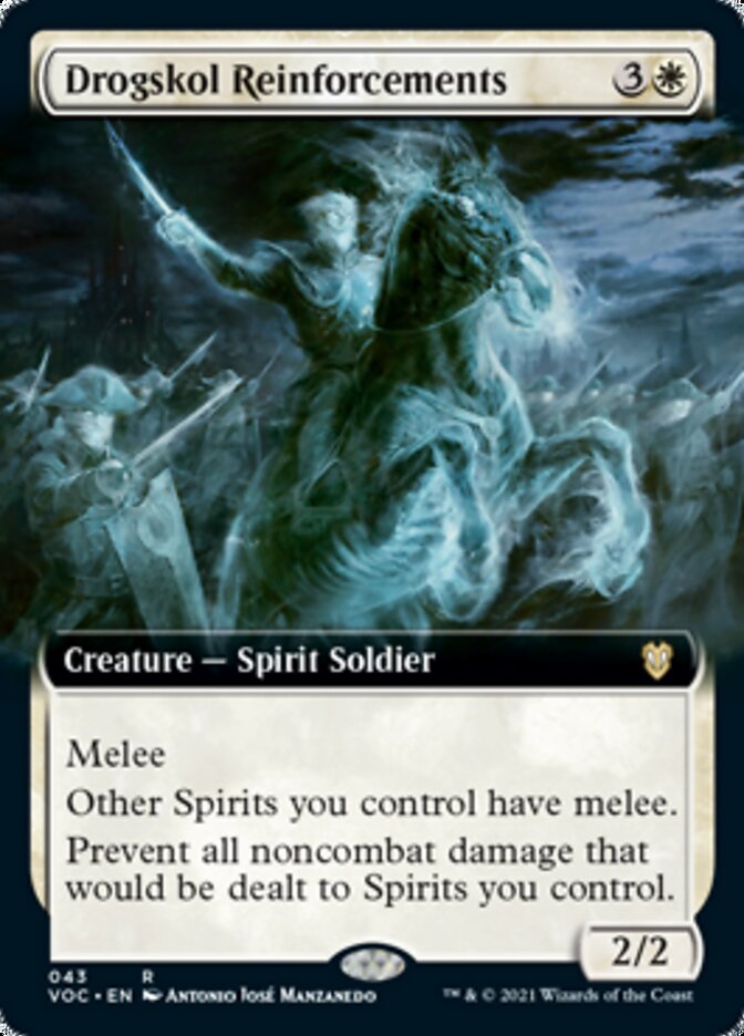 Drogskol Reinforcements (Extended Art) [Innistrad: Crimson Vow Commander] | Gate City Games LLC