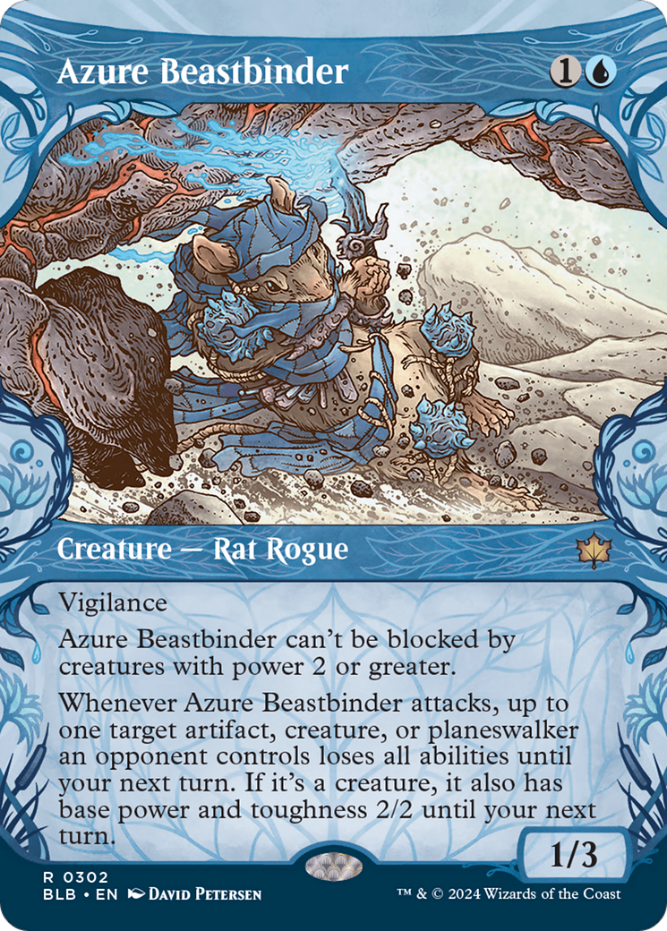 Azure Beastbinder (Showcase) [Bloomburrow] | Gate City Games LLC