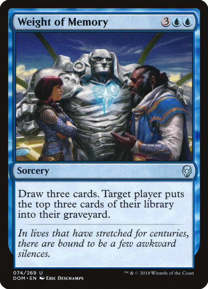 Weight of Memory [Dominaria] | Gate City Games LLC