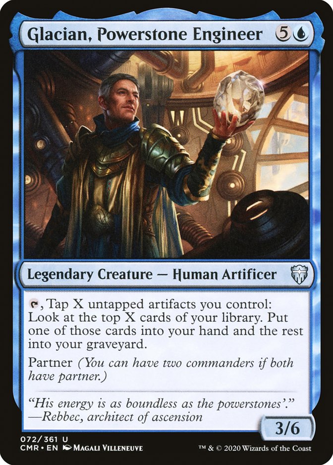 Glacian, Powerstone Engineer [Commander Legends] | Gate City Games LLC