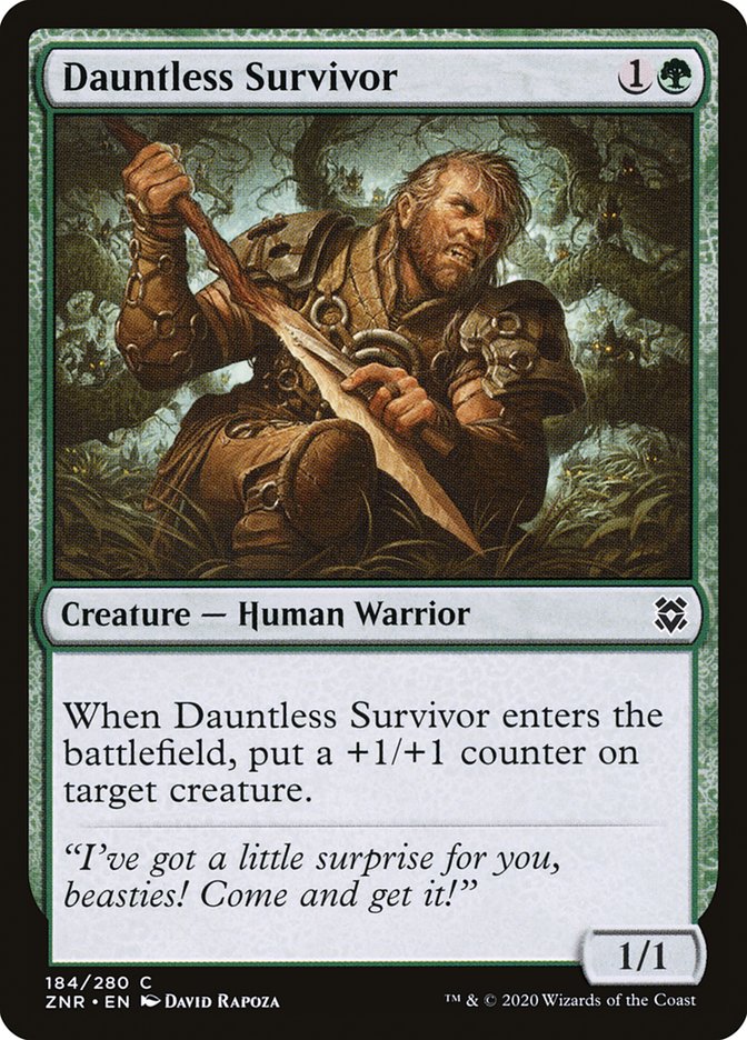 Dauntless Survivor [Zendikar Rising] | Gate City Games LLC