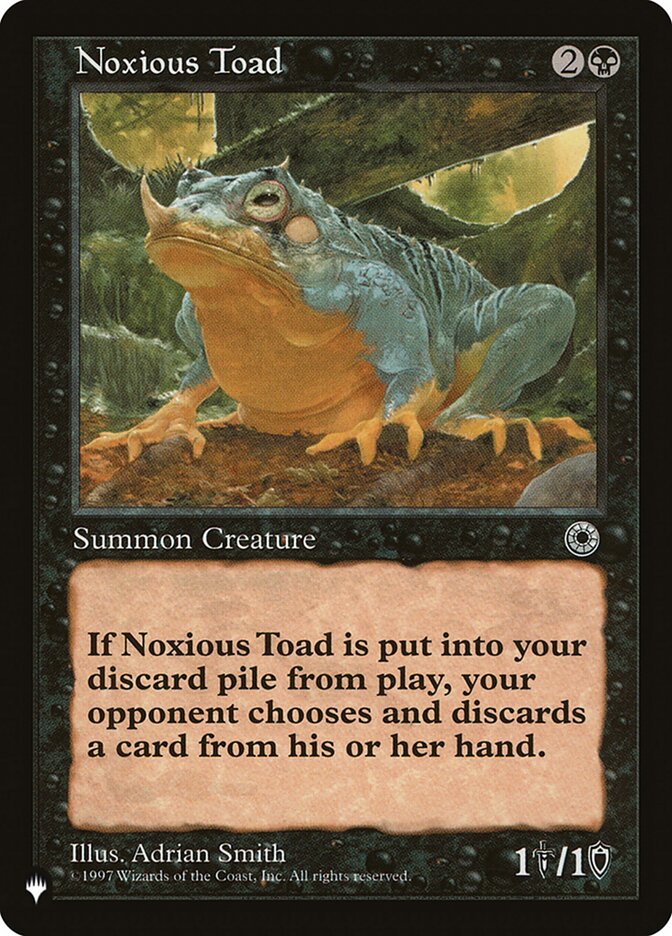 Noxious Toad [The List] | Gate City Games LLC