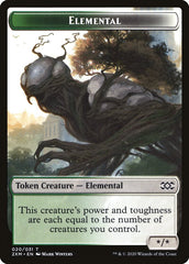 Clue // Elemental Double-Sided Token [Double Masters Tokens] | Gate City Games LLC