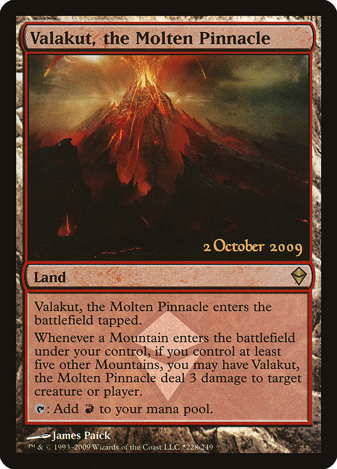 Valakut, the Molten Pinnacle [Zendikar Prerelease Promos] | Gate City Games LLC
