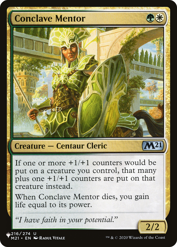 Conclave Mentor [The List Reprints] | Gate City Games LLC