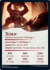 Xorn Art Card [Dungeons & Dragons: Adventures in the Forgotten Realms Art Series] | Gate City Games LLC