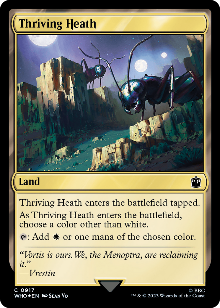 Thriving Heath (Surge Foil) [Doctor Who] | Gate City Games LLC