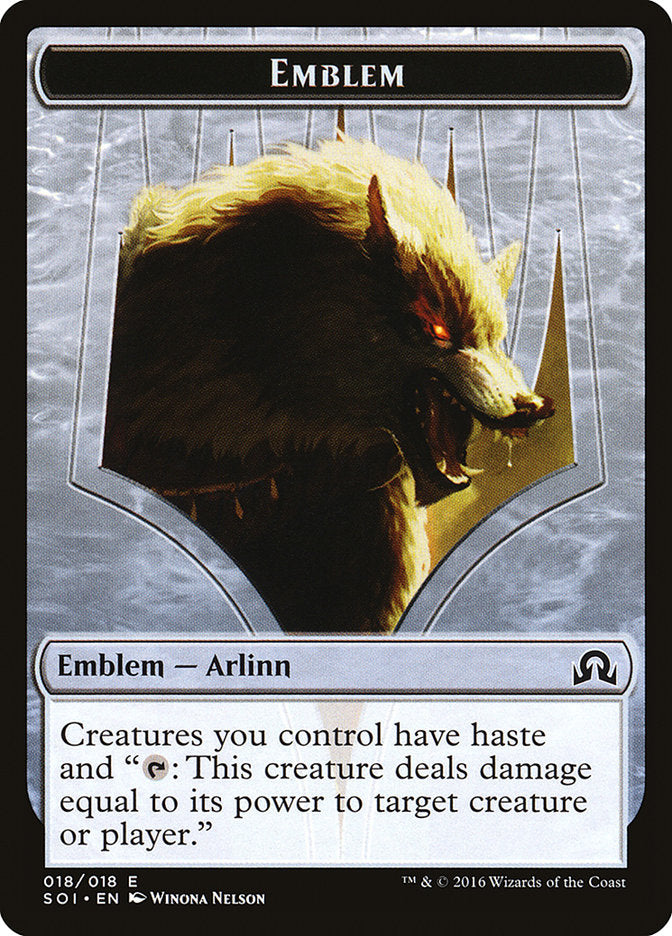 Arlinn Kord Emblem [Shadows over Innistrad Tokens] | Gate City Games LLC