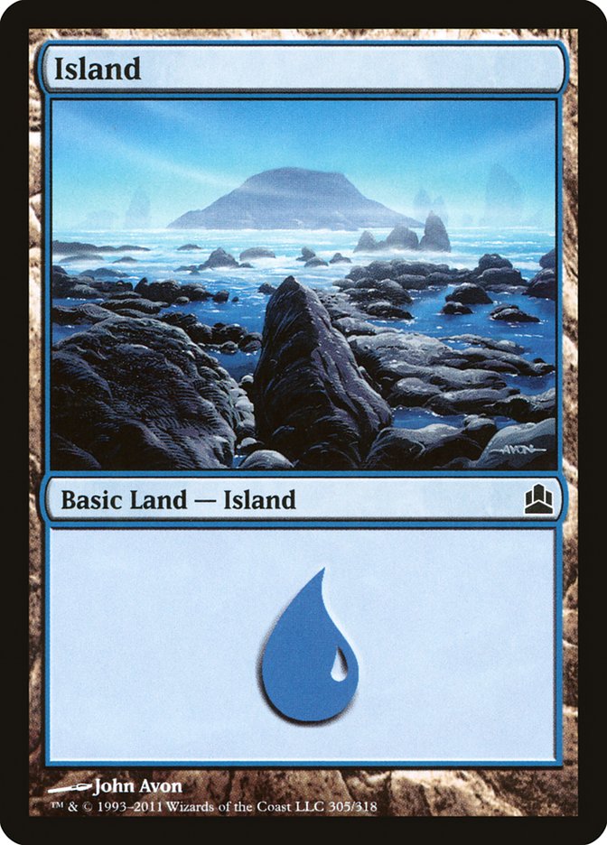 Island (305) [Commander 2011] | Gate City Games LLC