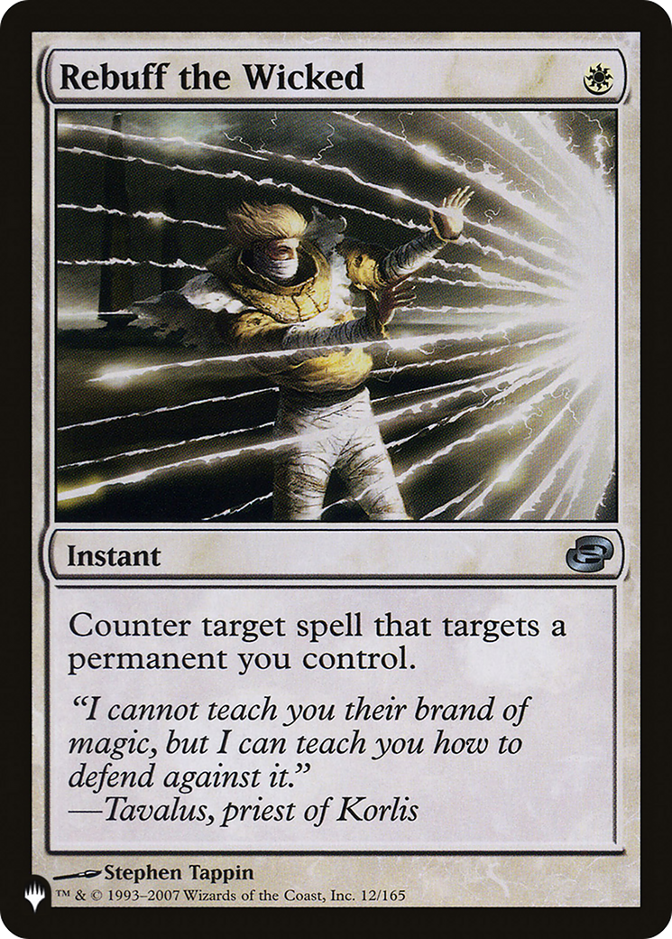 Rebuff the Wicked [The List] | Gate City Games LLC