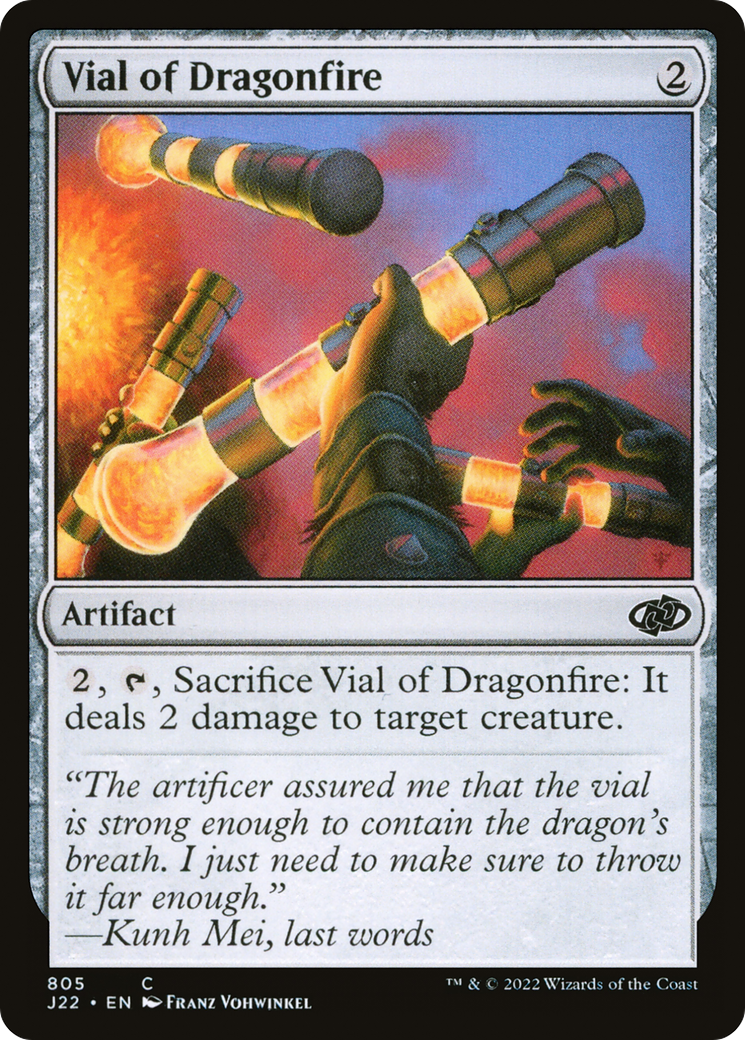 Vial of Dragonfire [Jumpstart 2022] | Gate City Games LLC