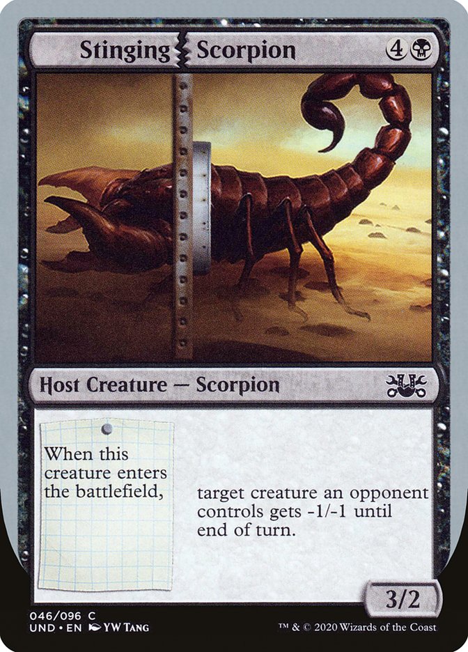 Stinging Scorpion [Unsanctioned] | Gate City Games LLC