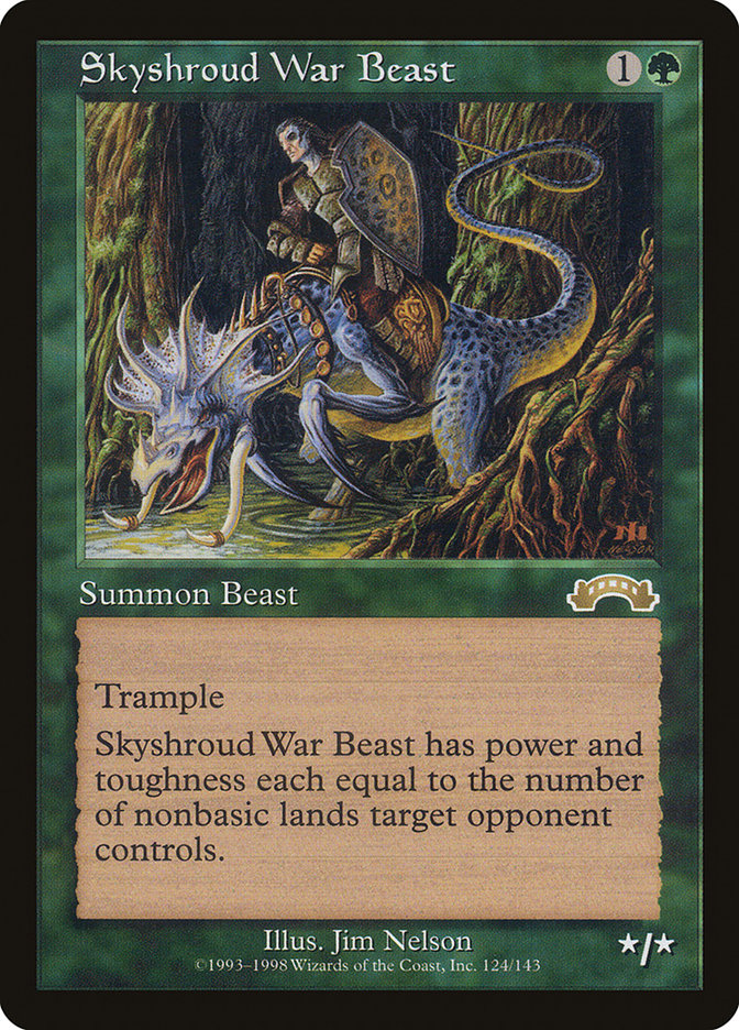 Skyshroud War Beast [Exodus] | Gate City Games LLC