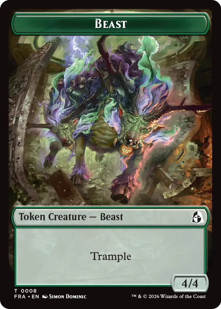 Angel (0003) // Beast Double-Sided Token [Reality Fracture Tokens] | Gate City Games LLC