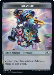 Clown Robot (003) // Treasure (013) Double-Sided Token [Unfinity Tokens] | Gate City Games LLC