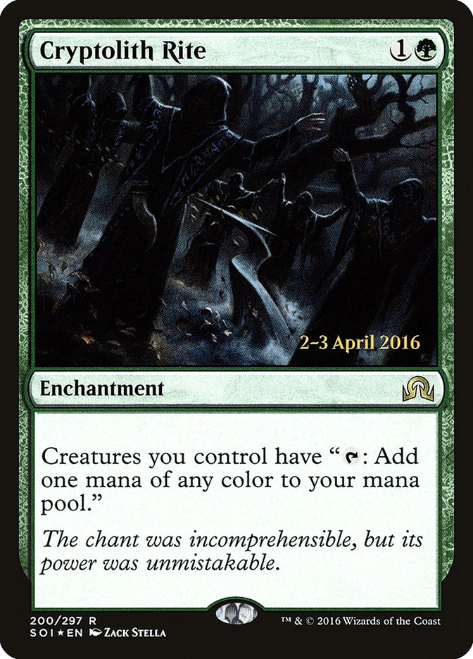 Cryptolith Rite [Shadows over Innistrad Prerelease Promos] | Gate City Games LLC