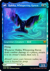 Alrund, God of the Cosmos // Hakka, Whispering Raven [Kaldheim Prerelease Promos] | Gate City Games LLC