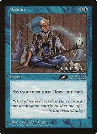 Meditate (4th Place) (Oversized) [Oversize Cards] | Gate City Games LLC