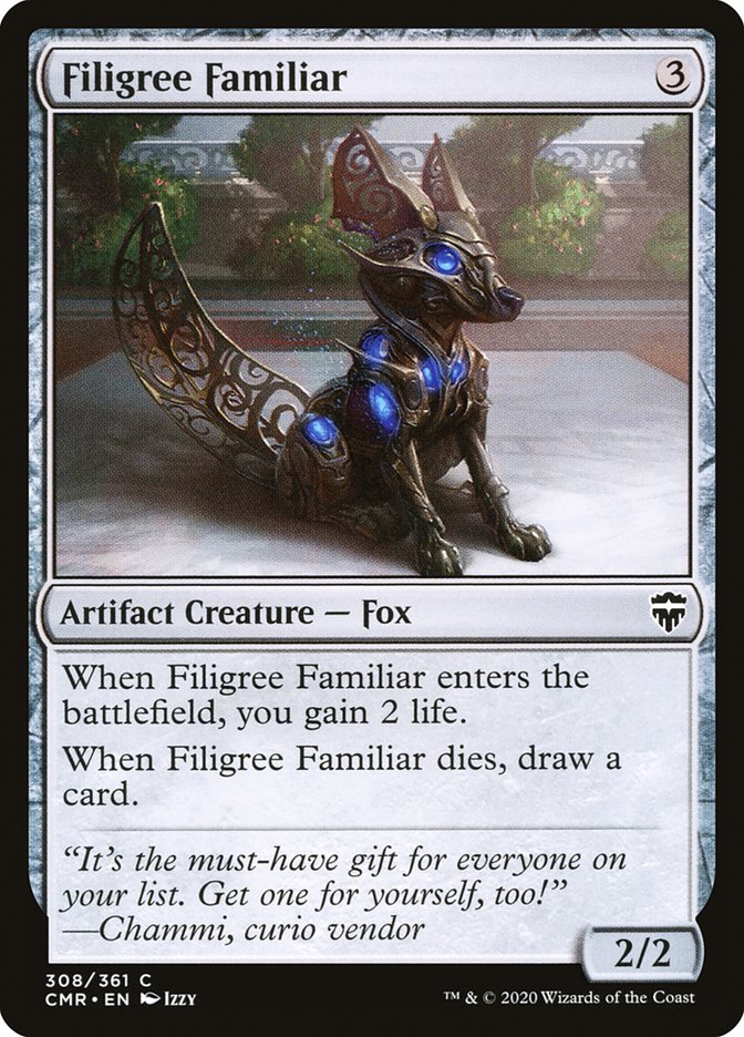 Filigree Familiar [Commander Legends] | Gate City Games LLC