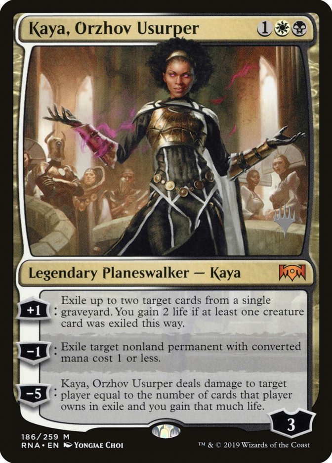 Kaya, Orzhov Usurper (Promo Pack) [Ravnica Allegiance Promos] | Gate City Games LLC