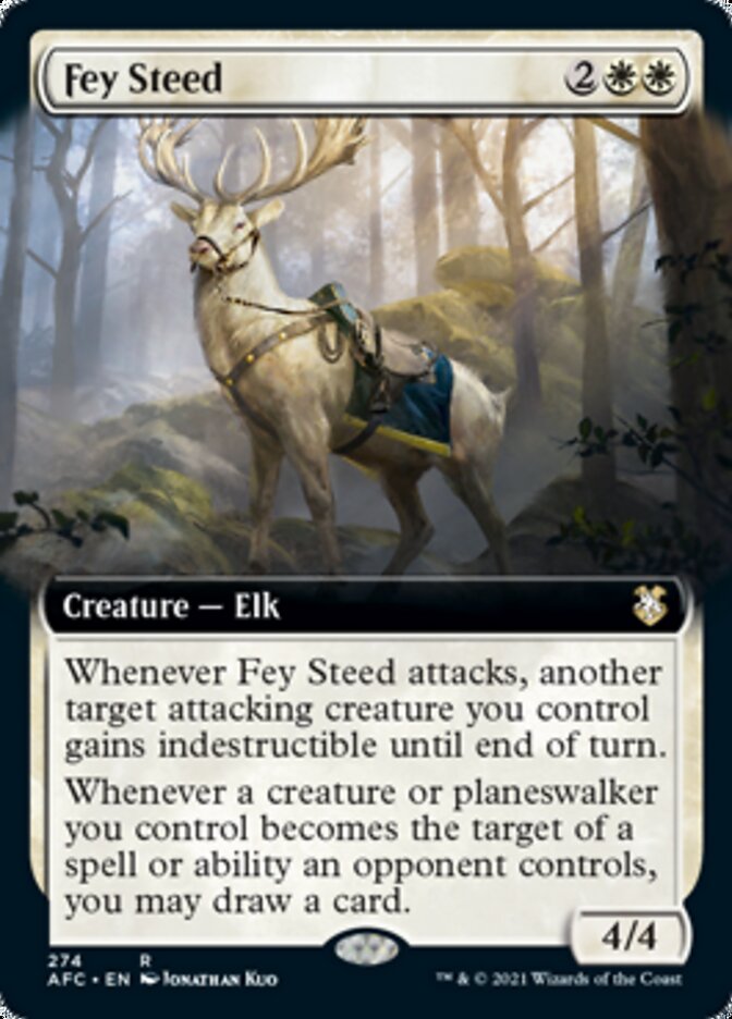 Fey Steed (Extended Art) [Dungeons & Dragons: Adventures in the Forgotten Realms Commander] | Gate City Games LLC