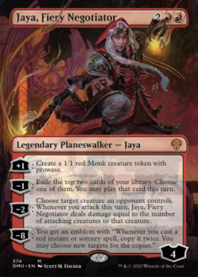 Jaya, Fiery Negotiator (Borderless) [Dominaria United] | Gate City Games LLC