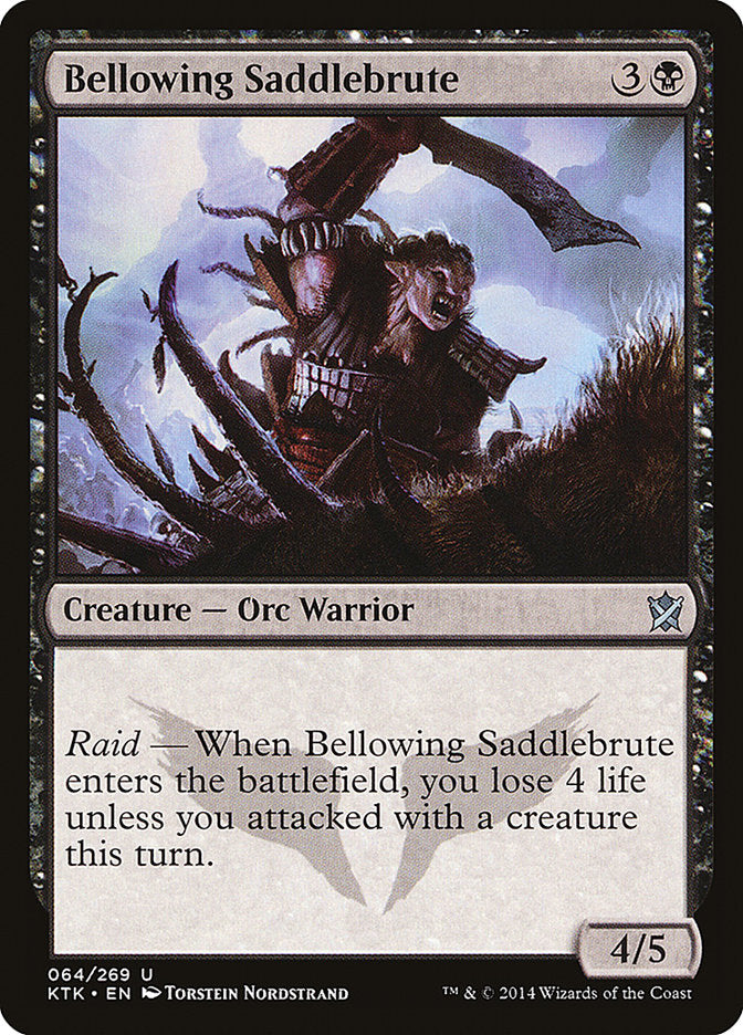 Bellowing Saddlebrute [Khans of Tarkir] | Gate City Games LLC