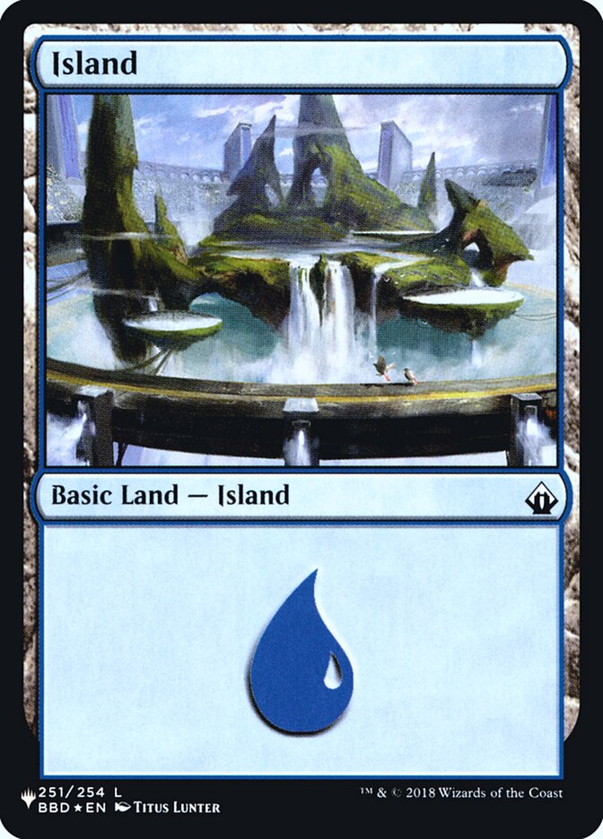 Island (Battlebound) [Secret Lair: Heads I Win, Tails You Lose] | Gate City Games LLC