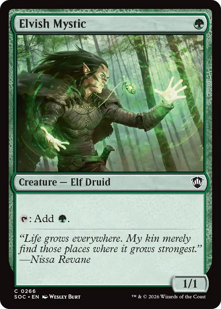Elvish Mystic [Secrets of Strixhaven Commander] | Gate City Games LLC