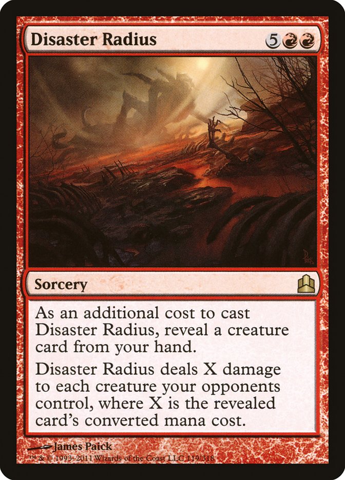 Disaster Radius [Commander 2011] | Gate City Games LLC