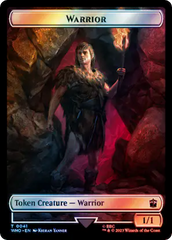 Warrior // Food (0058) Double-Sided Token (Surge Foil) [Doctor Who Tokens] | Gate City Games LLC