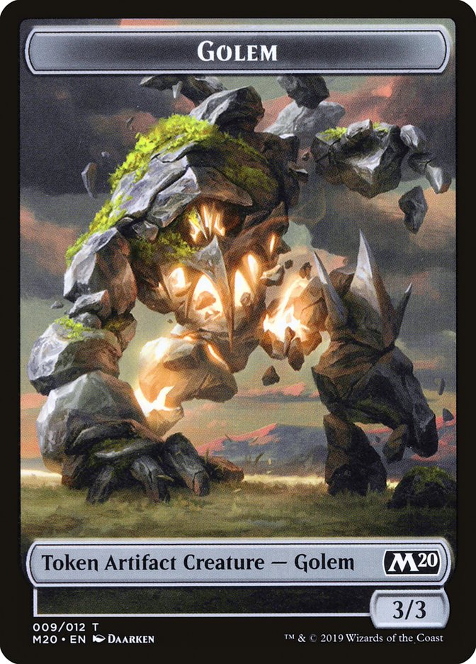 Golem Token [Core Set 2020 Tokens] | Gate City Games LLC