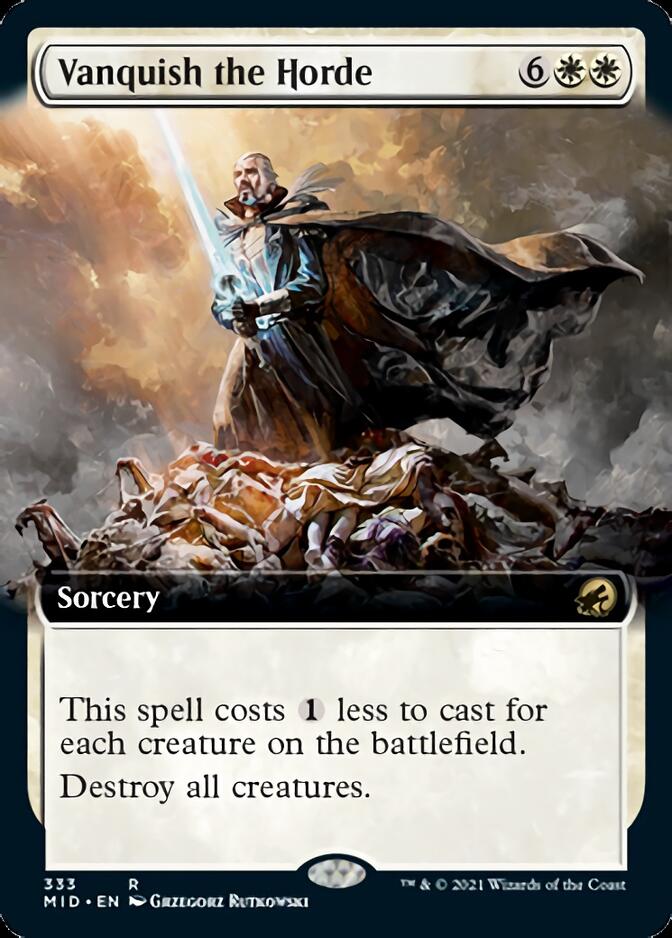 Vanquish the Horde (Extended Art) [Innistrad: Midnight Hunt] | Gate City Games LLC