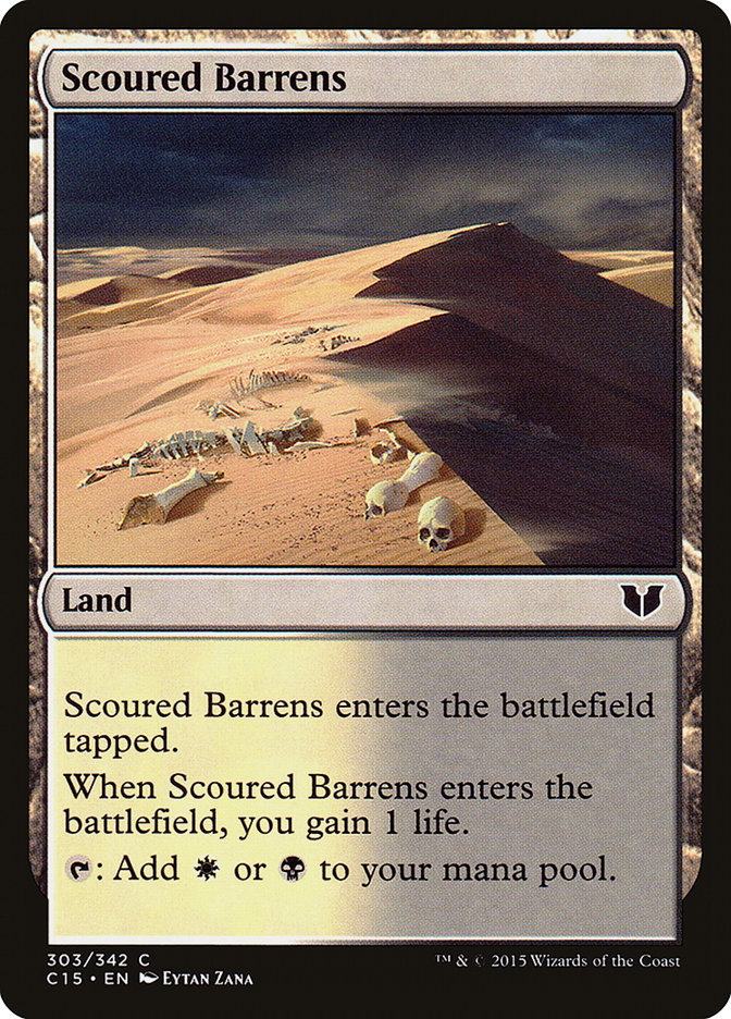 Scoured Barrens [Commander 2015] | Gate City Games LLC