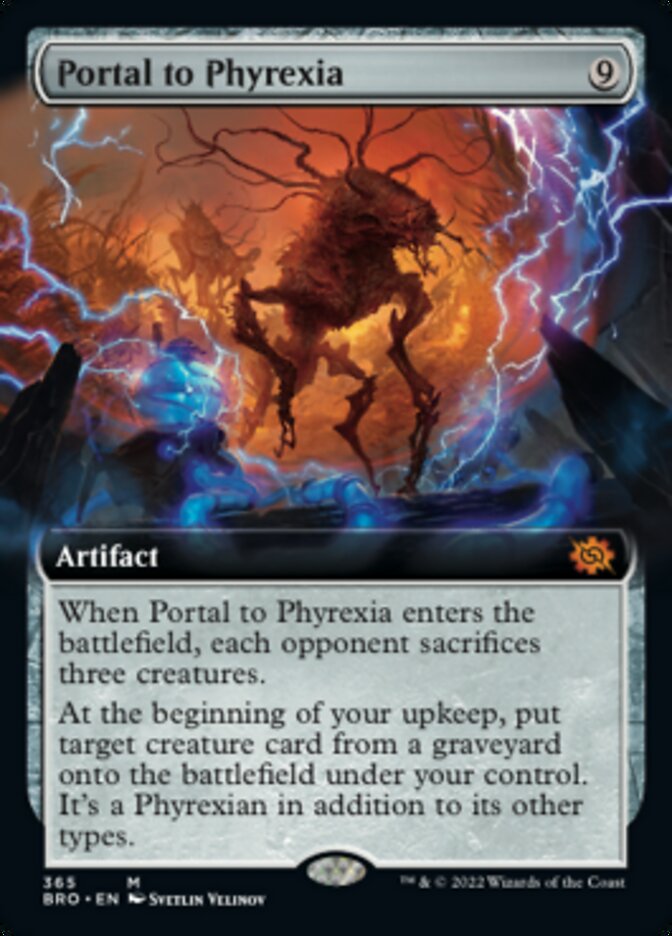 Portal to Phyrexia (Extended Art) [The Brothers' War] | Gate City Games LLC