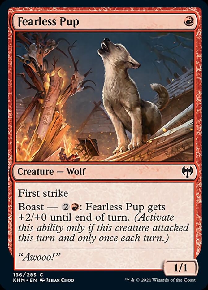 Fearless Pup [Kaldheim] | Gate City Games LLC