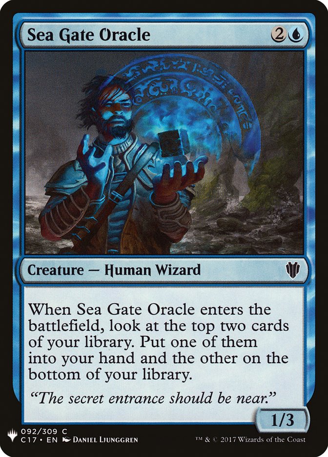 Sea Gate Oracle [Mystery Booster] | Gate City Games LLC