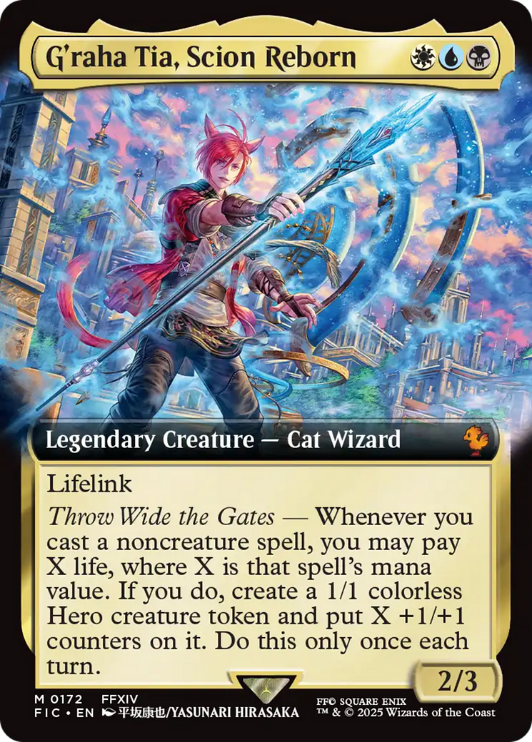 G'raha Tia, Scion Reborn (Extended Art) [FINAL FANTASY Commander] | Gate City Games LLC