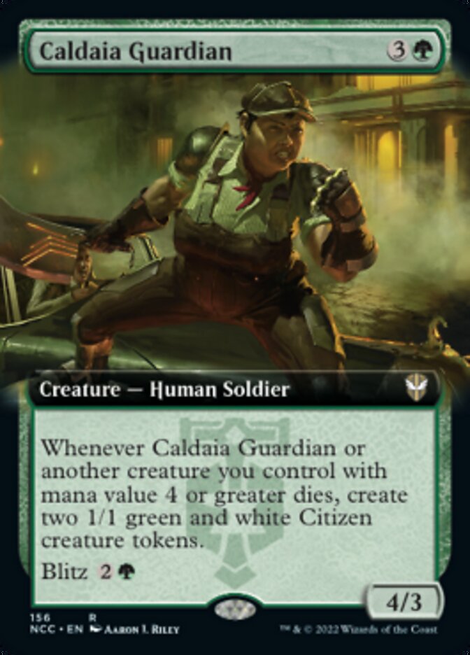 Caldaia Guardian (Extended Art) [Streets of New Capenna Commander] | Gate City Games LLC