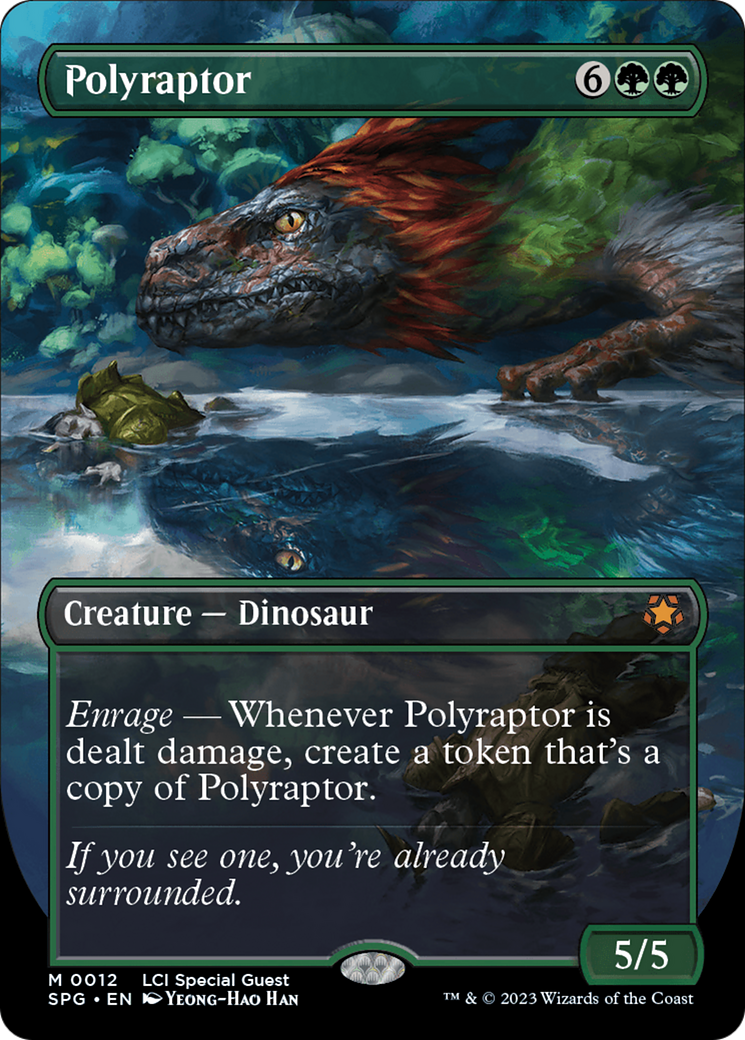 Polyraptor (Borderless) [The Lost Caverns of Ixalan Special Guests] | Gate City Games LLC