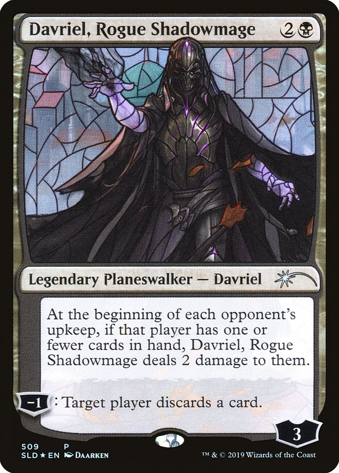 Davriel, Rogue Shadowmage (Stained Glass) [Secret Lair Drop Promos] | Gate City Games LLC