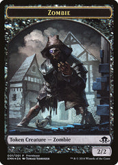 Zombie // Zombie Double-Sided Token [Eldritch Moon Prerelease Promos] | Gate City Games LLC