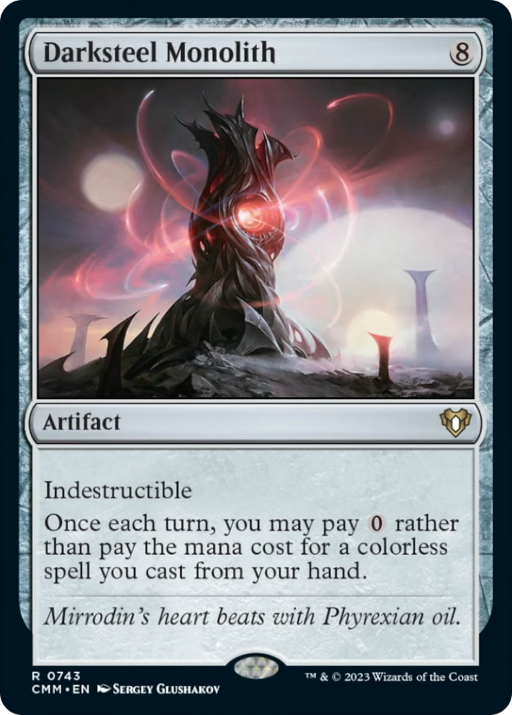 Darksteel Monolith [Commander Masters] | Gate City Games LLC